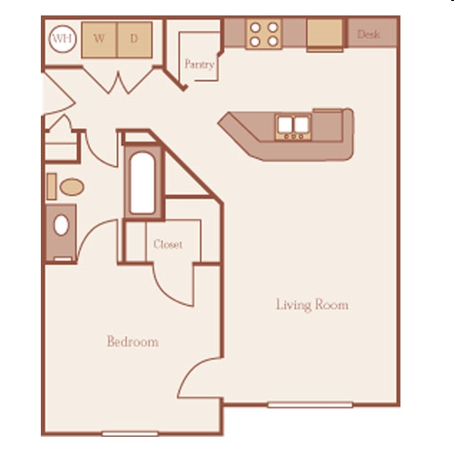 1BR/1BA - Thomas Chase Apartments