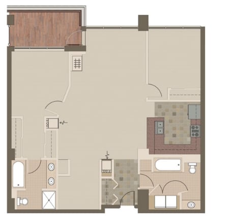 2BR/2BA - The Esplanade