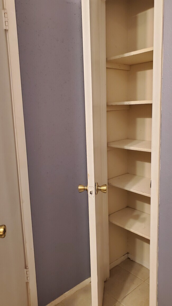 Linen Closet Upstairs - 15610 Weldon Dr