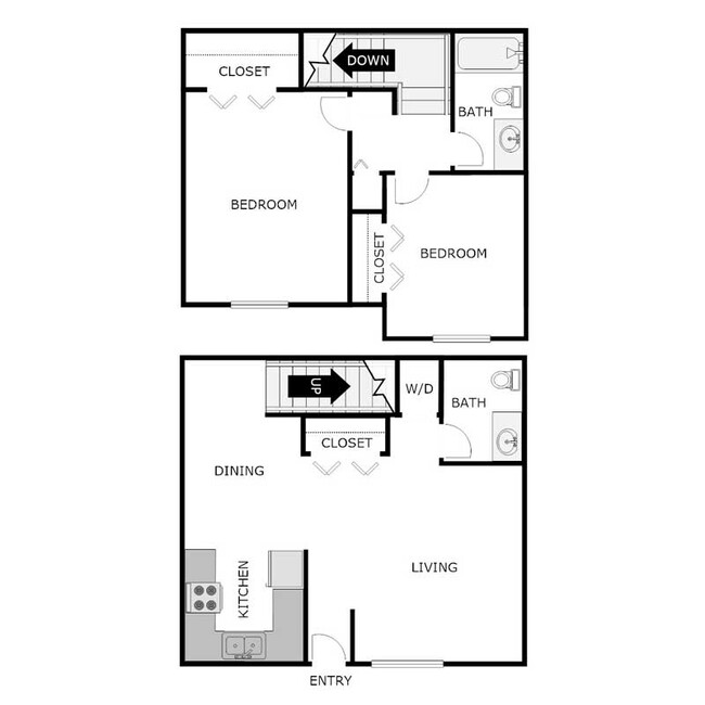 Floorplan - Jefferson Heights Townhomes