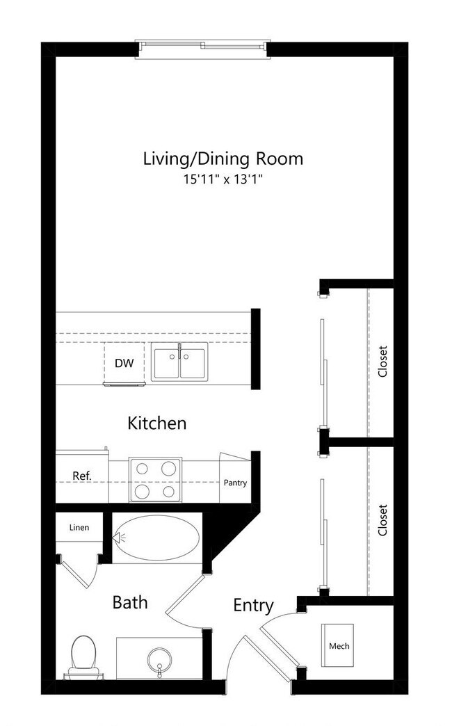 Floorplan - Pine Lake Heights Apartments