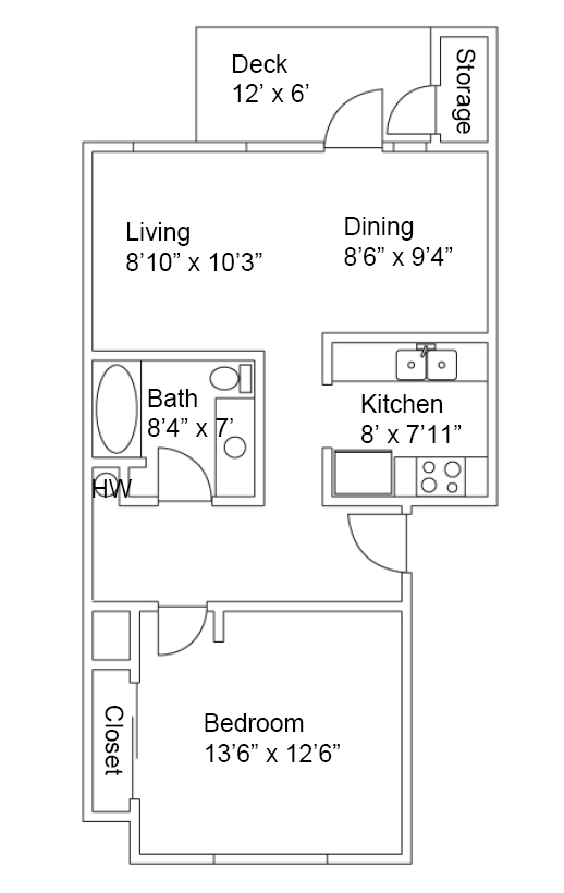 1BR/1BA - Sterling Ridge