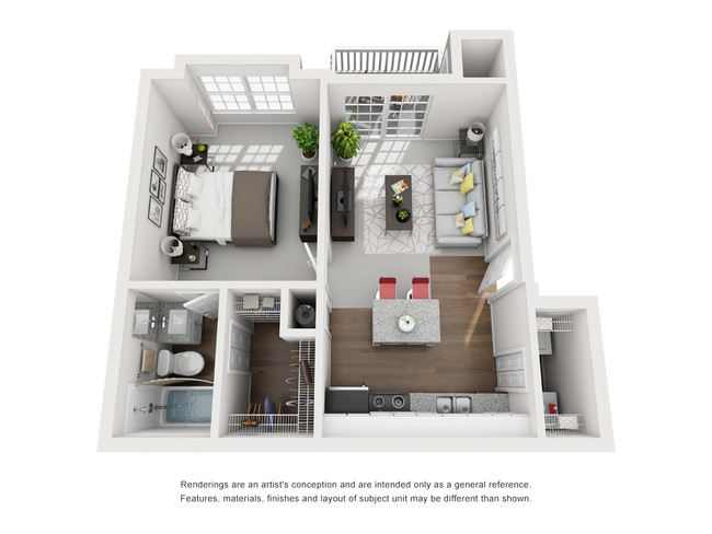 Floorplan - Gentry Square Apartments