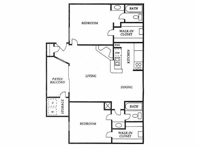 Floorplan - Cozumel Apartments