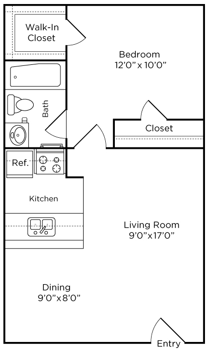 Floorplan - Alister Apartments