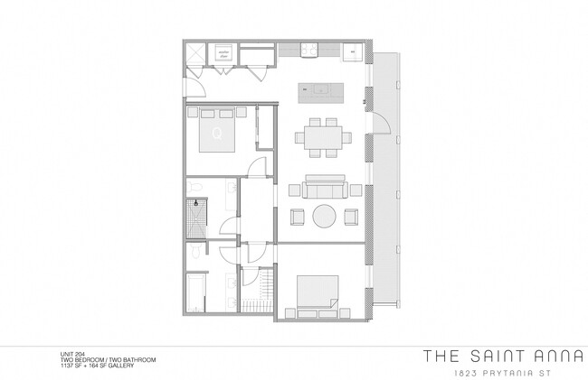 Floorplan - The Saint Anna