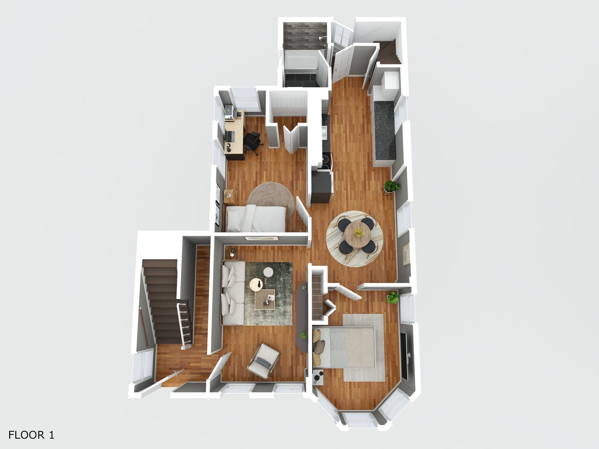 floor plan - 36 W Highland Ave