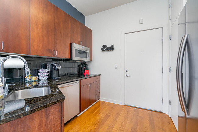 Fully stocked kitchen for when you want to stay in and cook. - 525 E 6th Street