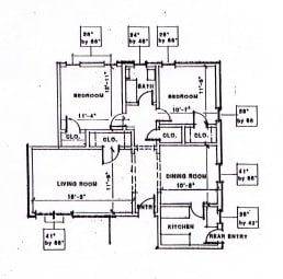 2BR/1BA - Madison Court