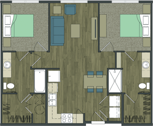 Floorplan - Lucas Creek Apartments