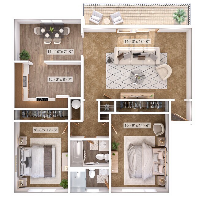 Floorplan - Gold Coast Apartments