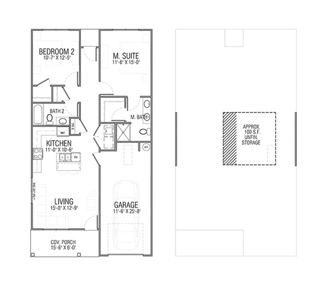 Frisco Floor Plan - The Cottages at Loganville