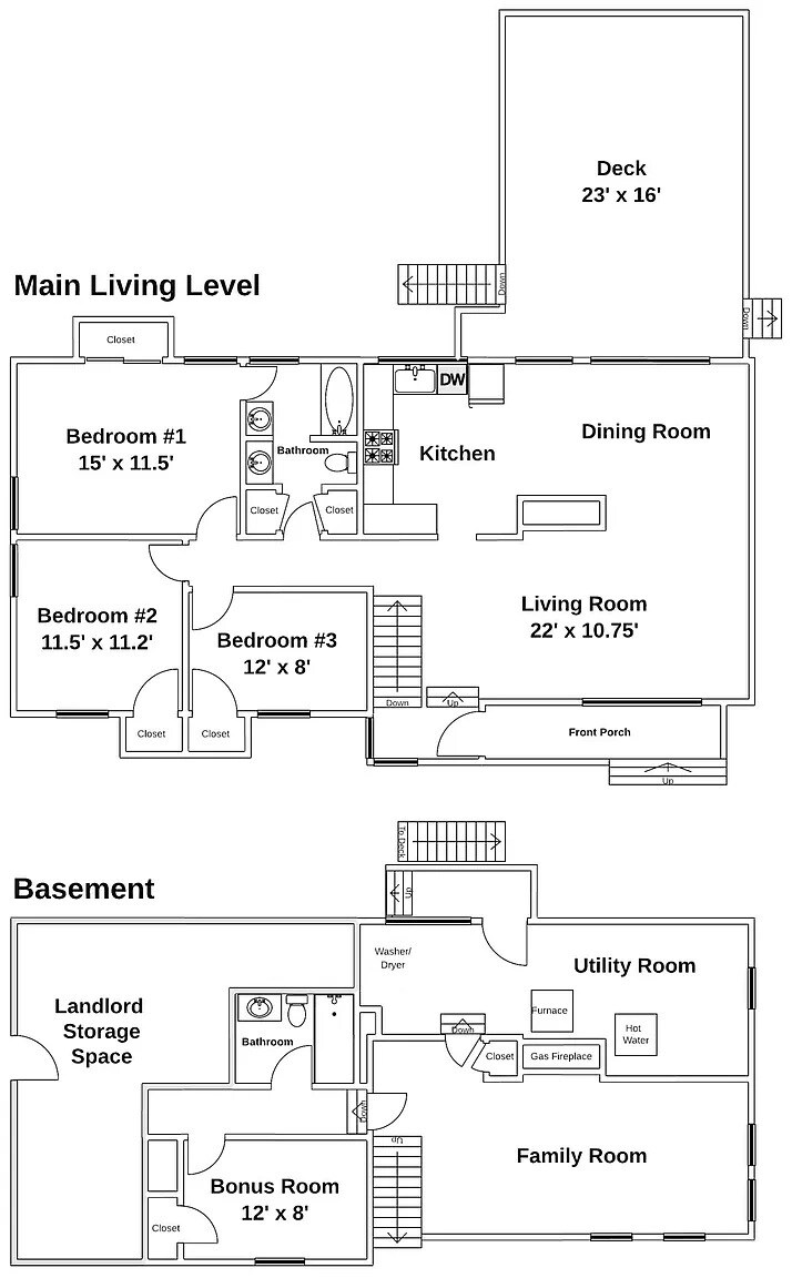 Floorplan - 208 Grove St