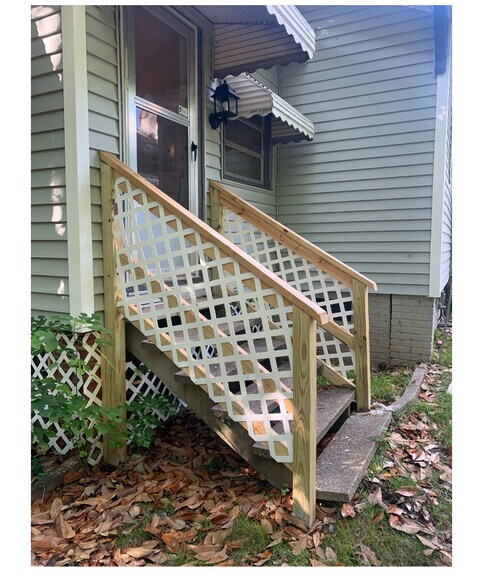 Back exit door - 707 Salisbury St