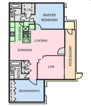 2BR/2BA - Winchester Place