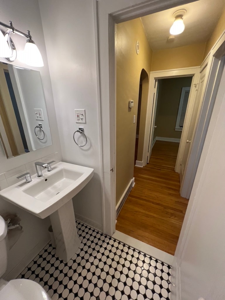 Bathroom to bedroom hallway - 164 Jewell St