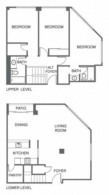 Floorplan - 2000 Broadway Street Apartments