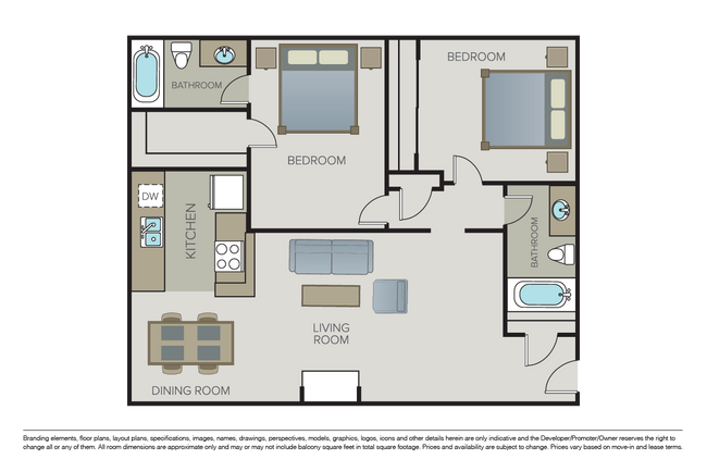 Floorplan - The Village at Toluca Lake