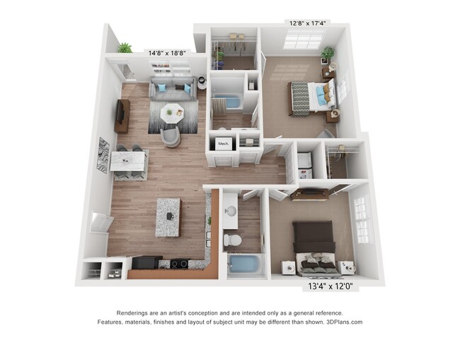 Floorplan - Meadowridge Apartments