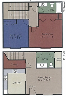 2BR/1.5BA - East Gate Estates