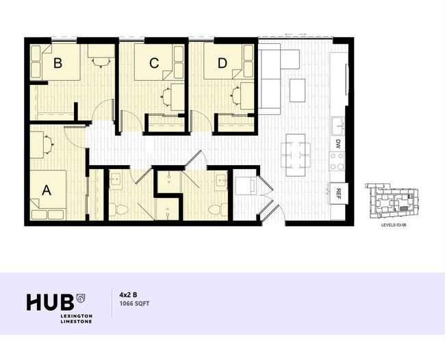 4x2 B - Hub Limestone