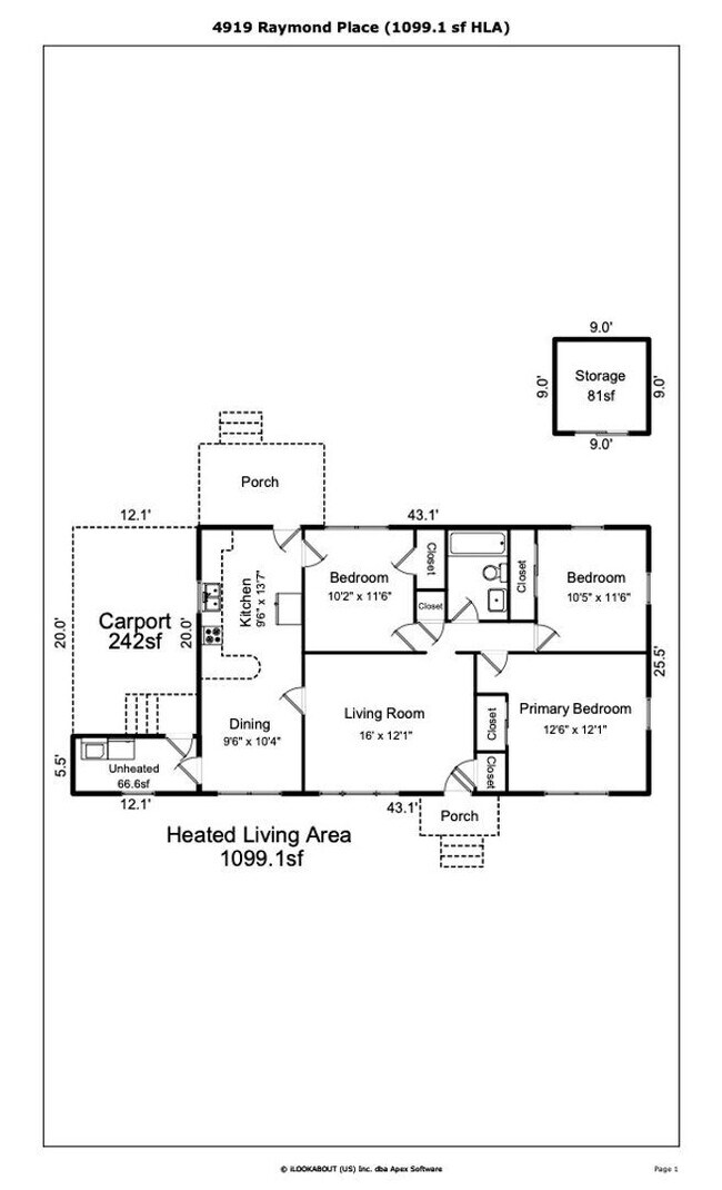 Building Photo - Charming 3BD/1BA Ranch Home
