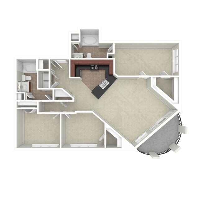 Floorplan - Ashley Square at SouthPark