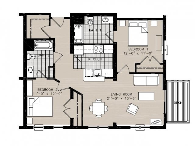 Two Bedroom - Whitman Woods