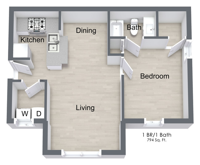 Floorplan - The Parkton