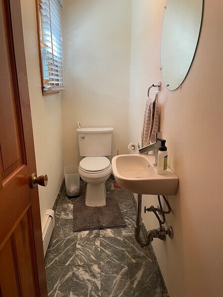 first floor unit - half bathroom - 229 Chapel St
