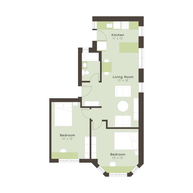 Floorplan - 5300 S. Drexel Avenue