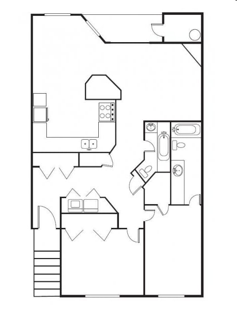 2BR/2BA - Arborlane Apartments