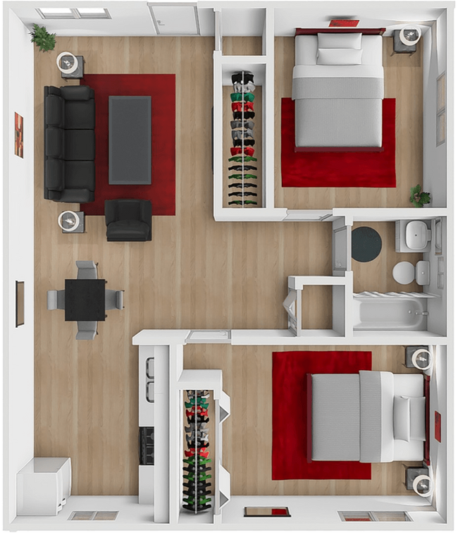 Floorplan - Autumn Ridge Apartments