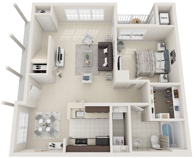 Floorplan - Orchards Apartments