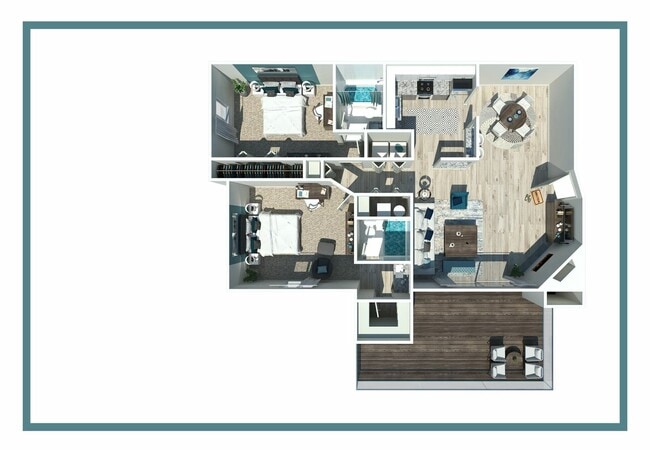 2 Bedroom 2 Bath 1132 - Fitzroy Louisville