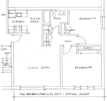 Floorplan - White Birch Apts.