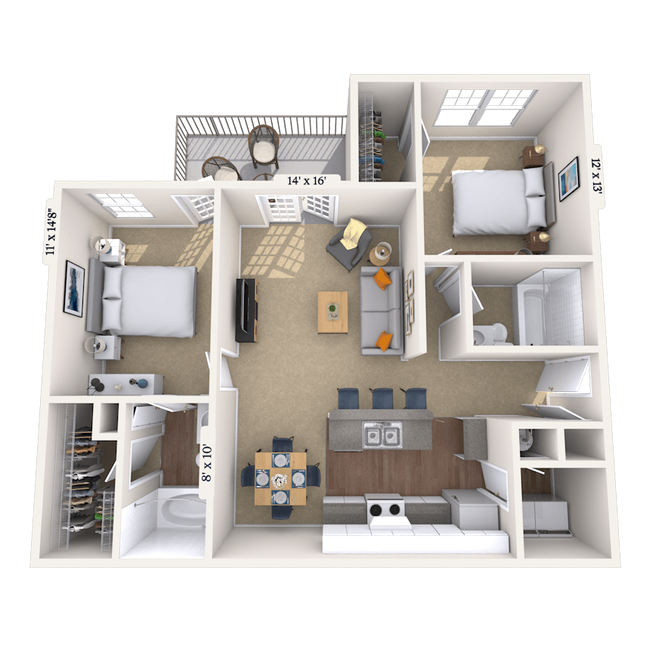 Floorplan - MAA Benton