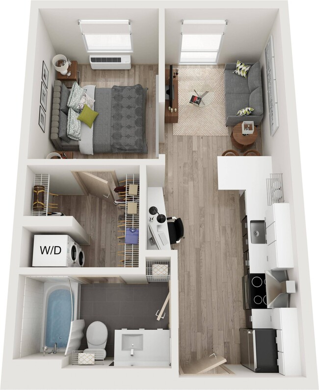 Floor Plan Q - Ox-Op Apartments