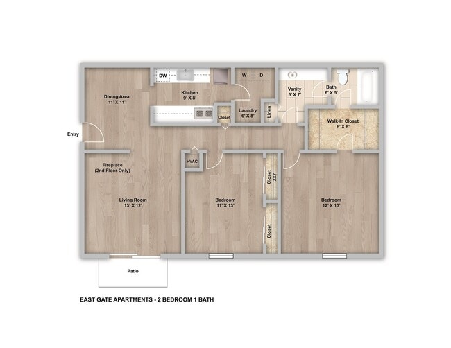 Floorplan - East Gate Apartments