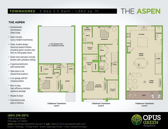 Floorplan - Opus Green Townhomes
