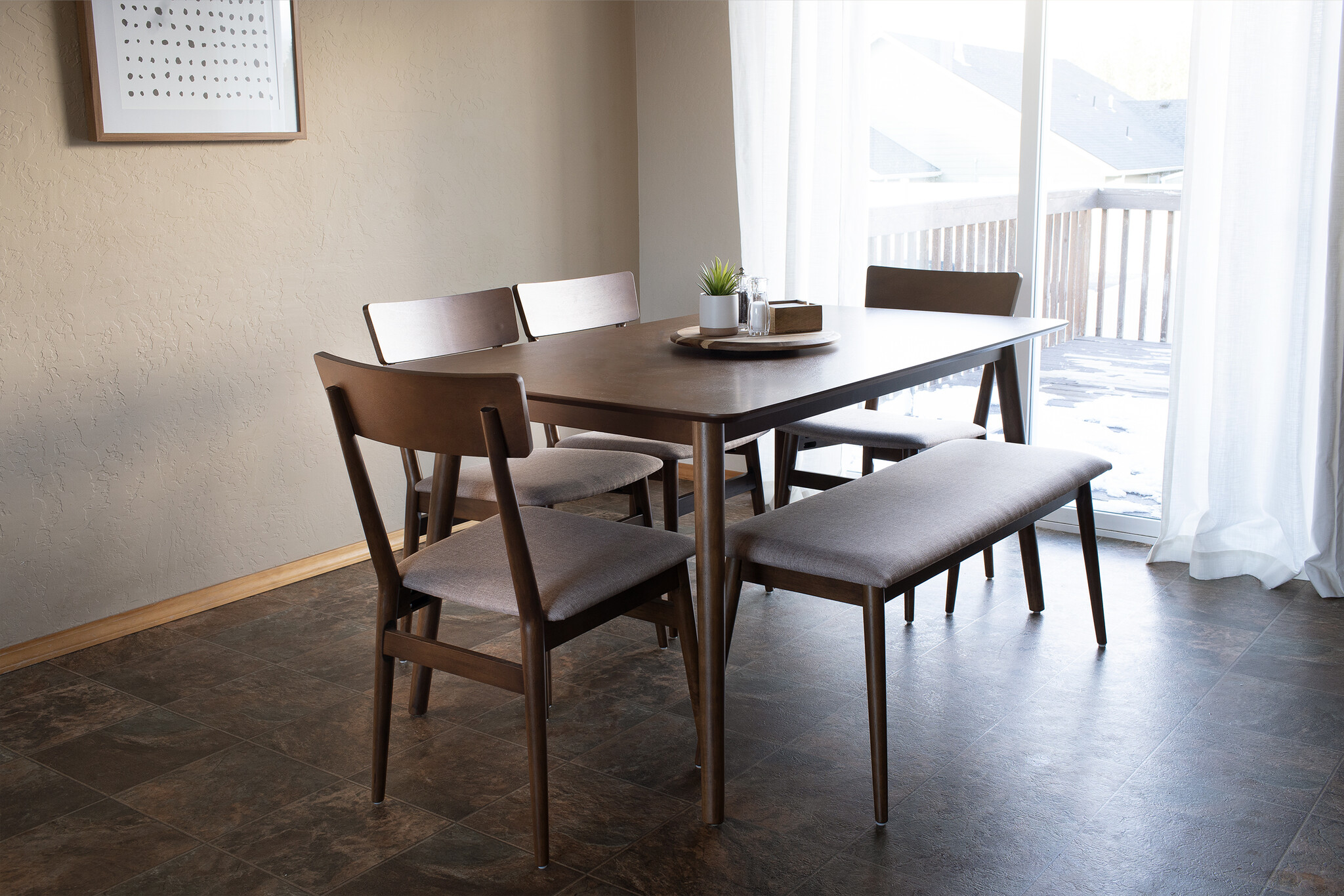 Dining Area - Access to Brand New Elevated Deck - Brand New Furniture - 2805 W Dumont Dr