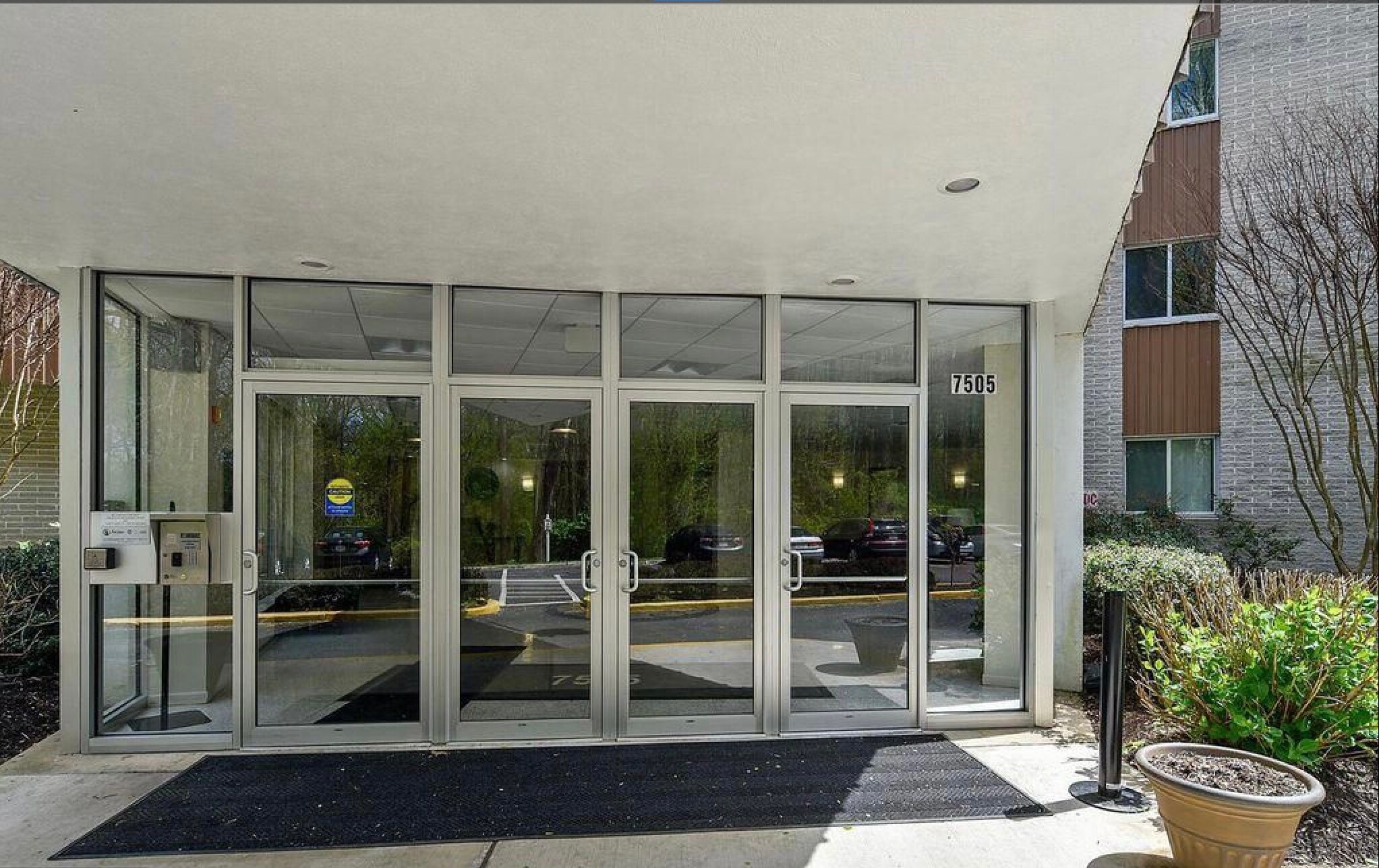 Building entrance - 7505 Democracy Blvd