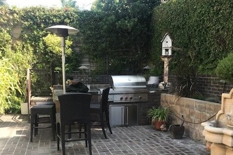Backyard Area with built in BBQ - 3504 N Poinsettia Ave