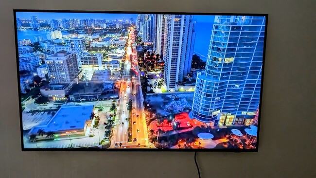 wallmounted Samsung Smart TV - 130 17th St N