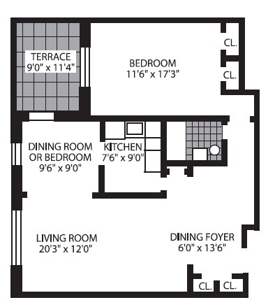 1BR/1BA - Roosevelt House