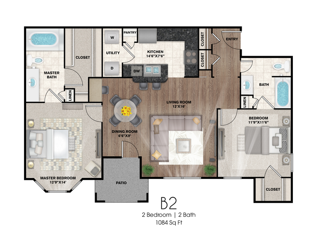 B2-1084Sf.jpg - Flats on Chapel Apartments