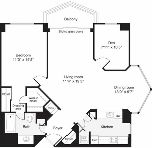 Floorplan - 2501 Porter