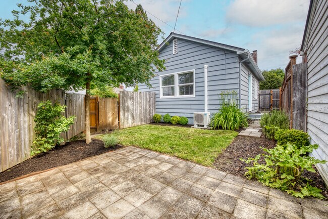 Private yard and patio - 311 W 29th St.