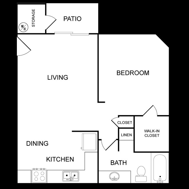 2BR/1BA - Shadowbrook