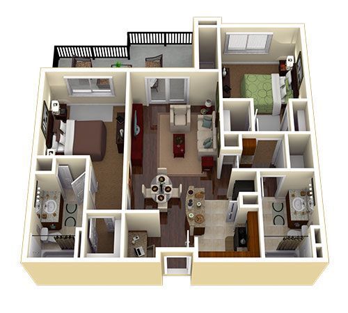 Floorplan - Triana Apartments